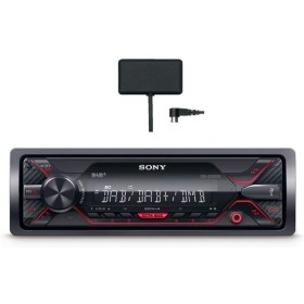 Sony DSX-A310 Kit de Radio para Coche Con Recepción DAB+/FM y Antena Incluida, AUX y USB para iPhone, iPod y Android, Potencia 4