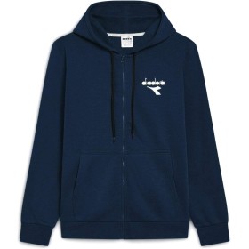 Diadora Hoodie FZ ESS. Deportes Sudadera con Capucha para Hombre