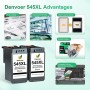 Denvoer PG-545XL CL-546XL Cartuchos de Tinta Remanufacturado para Canon 545 546 XL para Pixma TS3350 TS3150 TS3450 TS3351