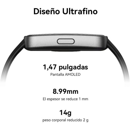 HUAWEI Band 8 Smart Watch, Diseño fino, Seguimiento Preciso del Sueño, Batería de 14 días, Compatible con Android e iOS, para