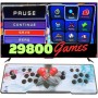 Pandora Box Arcade Console with 26800 Original Retro Games and 3D Games, Color Changing LEDs and Sound System and Oval Joysticks