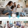 Repetidor WiFi, Amplificador Señal WiFi 1200Mbps Extensor WiFi Doble Banda 5 GHz y 2.4 GHz, WiFi Amplifier Repetidor con Puerto