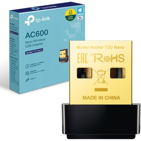 TP-Link Archer T3U Plus AC1300, Adaptador Wi-Fi Dual Band 5GHz/2.4GHz, USB 3.0, Antena Wi-Fi Externa Ajustable, Señal Potente,