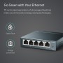 TP-Link TL-SG105 - Switch gigabit 5 Puertos 10/100/1000 Switch ethernet, Indicador del Estado, Acero Inoxidable con Super