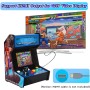 Unico VISCO Mini Arcade Bar Top con Gamepad Extra, Máquina Recreativa Doméstica, 12 Juegos VISCO Retro Originales Precargados,