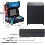 Unico VISCO Mini Arcade Bar Top con Gamepad Extra, Máquina Recreativa Doméstica, 12 Juegos VISCO Retro Originales Precargados,