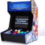 Unico VISCO Mini Arcade Bar Top con Gamepad Extra, Máquina Recreativa Doméstica, 12 Juegos VISCO Retro Originales Precargados,