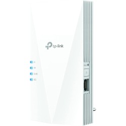 TP-Link RE500X - WiFi 6 Repetidor, AX1500 WiFi, Puerto Ethernet Gigabit 10/100/1000 Mbos, Compatible con Todos los Routers,