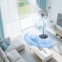 Taylor Swoden 7 Blades Powerful Standing Fan, 3 Speeds, 50 W Fans, Height Adjustable, Oscillating, Safety Grid, Stable Base,