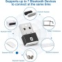 USB Bluetooth 5.3 Adaptador - Adaptador Bluetooth para PC Plug & Play, Dongle USB para Portátil, Auriculares, Teclado, Ratón,