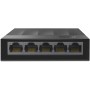 TP-Link LS1005G - Switch Ethernet de 5 Puertos (10/100/1000 Mbps, Velocidad hasta 2000 Mbps ,Plug and Play, sin Ventilador, no