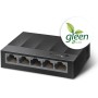 TP-Link LS1005G - Switch Ethernet de 5 Puertos (10/100/1000 Mbps, Velocidad hasta 2000 Mbps ,Plug and Play, sin Ventilador, no