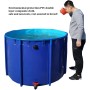Piscina sobre el suelo con marco,Estanque de Peces de Lona Circular Engrosada,Sobre El Suelo Piscinas De Marco,Revestimiento de