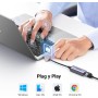 UGREEN Adaptador USB C a Ethernet Tarjeta de Red a RJ45 Gigabit 1000Mbps Adapter Type-C LAN Compatible con iPhone 17 Pro MAX Air
