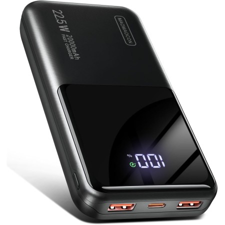 Power Bank 22.5W 20000mAh Bateria Externa Carga Rapida, Bateria Portatil PD3.0 QC4.0, Powerbank USB C Input & Output Compatible