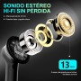 Auriculares Inalambricos Bluetooth Cascos lnalámbricos - Bluetooth 5.3 Reproducción de 35 Horas Hi-Fi Estéreo Auriculares