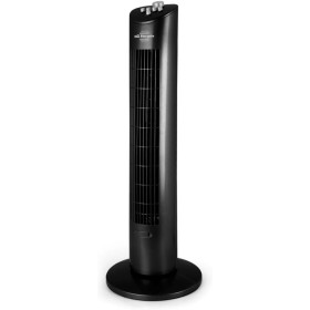 Orbegozo TW 0800 Tower Fan, 3 Speeds, 60 W 2 Hour Timer, Aroma Tray, Height 79 cm, Oscillating Movement, Black