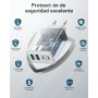 Cargador USB C 40W, Cargador iPhone Carga Rapida Múltiple USBC Enchufe PD+QC Rápido Pared Adaptador Tipo C Movil Cargadors para