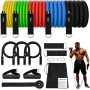 JATEKA Gomas Elasticas Musculacion, Elasticos Fitness Musculacion con 5 Diferentes Niveles Gomas Bandas Elasticas para Gimnasio
