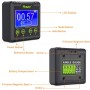 Huepar Inclinometro Digital0~360 ° Buscador de Ángulo Digital con nivel de doble eje de burbuja electrónica y alerta audible,