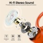 Auriculares Inalambricos Deportivos, Auriculares Bluetooth 5.3 con 4 HD Mic, Pantalla LED, 50H Cascos Inalambricos Bluetooth