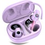 Auriculares Inalambricos Deportivos, Auriculares Bluetooth 5.3 con 4 HD Mic, Pantalla LED, 50H Cascos Inalambricos Bluetooth