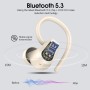 Auriculares Inalambricos Deportivos, Auriculares Bluetooth 5.3 con 4 HD Mic, Pantalla LED, 50H Cascos Inalambricos Bluetooth