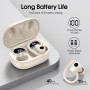 Auriculares Inalambricos Deportivos, Auriculares Bluetooth 5.3 con 4 HD Mic, Pantalla LED, 50H Cascos Inalambricos Bluetooth