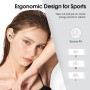 Auriculares Inalambricos Deportivos, Auriculares Bluetooth 5.3 con 4 HD Mic, Pantalla LED, 50H Cascos Inalambricos Bluetooth