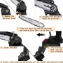 La placa guía de cadena para motosierra es adecuada para la cadena de 8 pulgadas, mini motosierra de carga manual, longitud de