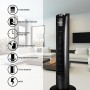 Orbegozo TW 0800 Tower Fan, 3 Speeds, 60 W 2 Hour Timer, Aroma Tray, Height 79 cm, Oscillating Movement, Black