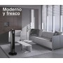 Orbegozo TW 0800 Tower Fan, 3 Speeds, 60 W 2 Hour Timer, Aroma Tray, Height 79 cm, Oscillating Movement, Black