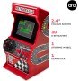 Mini Arcade Racing Machine, 30 Integrated 8-bit Racing Games, Car Games, Bikes, Boats & Ski, 2.4 Inch Screen, Steering Wheel,