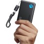 INIU Power Bank, Slimmest USB C Triple 3A de Alta Velocidad 10000mAh Bateria Externa, Bateria Portatil con Linterna para iPhone