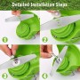 12pcs Cuchilla Desbrozadora, Cuchilla Desbrozadora Trituradora, Accesorios Cuchilla Desbrozadora Para Cortacésped Metal
