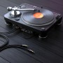 KabelDirekt – Cable RCA de 0,5 m, cable de audio estéreo 2 x 2 Cinch especialmente resistente y con una calidad de sonido