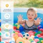 Piscina Hinchable Infantil Summer,100x40cm Piscina Hinchable de Bebés,Piscina Inflable Infantil,Piscina de Agua para