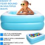 Piscina Hinchable Infantil Summer,100x40cm Piscina Hinchable de Bebés,Piscina Inflable Infantil,Piscina de Agua para
