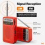 Radio portátil Am, FM, con recepción de Largo Alcance, Radio Transistor Goodes con Altavoz, Conector para Auriculares, Funciona