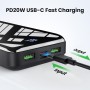 Power Bank 27000mAh, 22,5W PD20W Batería Externa Carga Rápida Powerbank Portátil con Pantalla LED para Teléfonos
