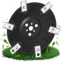 EOPUOZS Disco de 6 Cuchillas Compatible con Worx Landroid, M500, M700, WR167E, WR141E, Vision M600, Disco de Cuchillas Reforzado