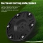 EOPUOZS Disco de 6 Cuchillas Compatible con Worx Landroid, M500, M700, WR167E, WR141E, Vision M600, Disco de Cuchillas Reforzado