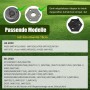 EOPUOZS Disco de 6 Cuchillas Compatible con Worx Landroid, M500, M700, WR167E, WR141E, Vision M600, Disco de Cuchillas Reforzado