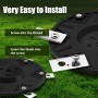EOPUOZS Disco de 6 Cuchillas Compatible con Worx Landroid, M500, M700, WR167E, WR141E, Vision M600, Disco de Cuchillas Reforzado