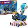 LEGO Fortnite Autobús de Batalla Juguete de Construcción y Globo Aerostático, 9 Minifiguras Coleccionables de Personajes del