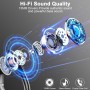 Auriculares Inalambricos Deportivos, Auriculares Bluetooth 5.3 con HD Mic y Reducción de Ruido ENC, 50H Cascos Inalambricos