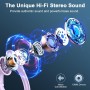 Auriculares Inalambricos Deportivos, Auriculares Bluetooth 5.3 con HD Mic y Reducción de Ruido ENC, 50H Cascos Inalambricos
