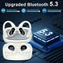 Auriculares Inalambricos Deportivos, Auriculares Bluetooth 5.3 con HD Mic y Reducción de Ruido ENC, 50H Cascos Inalambricos