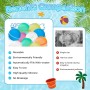 12 Piezas Globos Agua Reutilizables,globos de agua de llenado rápido CNMTCCO, bolas de chapoteo magnéticas de cierre automático,
