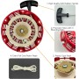 YGQ Rewind Starter Pull Start Assembly con cuerda de tracción GX160 para Honda GX120 GX160 GX200 28400-ZH8-013ZA 28400-ZH8-13YA,